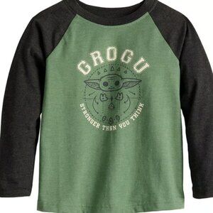 Star Wars Jumping Beans T Shirt Size 2T Mandalorian, The Child, Grogu, Baby Yoda